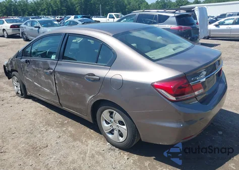 2013 Honda Civic Lx from USA, damaged, VIN 2HGFB2F58DH593449